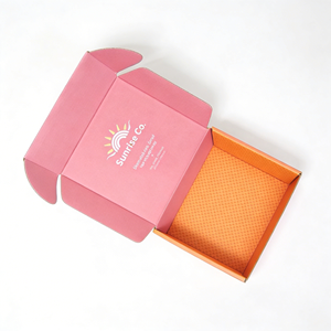 <b>Wallet</b> Apparel Mailer Box Packaging For Online <b>Brands</b> Corrugated E Flute Tuck Top Mailer Box Custom OEM - Product Image 5