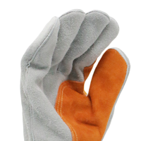 Gants de sécurité MaxiPact en cuir de vachette à manches longues pour soudeurs TIG, résistants à la chaleur, confortables, protection des mains pour hommes, OEM CE 14 pouces