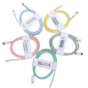 Cable de Carga Rápida PD20W con Trenzado de Cobre Tipo C para iPad/iPhone 14/15/13 Pro Max/12/11/XS/XR/8-5 S Plus - Product Image 1