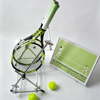 Support de raquette de tennis minimaliste en métal, sans perçage, pour la maison, l'intérieur, l'école, la salle de sport, le badminton, le tennis