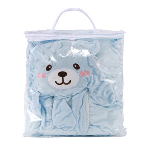 Saco de dormir tipo burbuja para bebé, <span class=keywords><strong>manta</strong></span> de felpa para niños + juego de muñecos de peluche de dibujos animados Lullaby Pat para bebés y niños pequeños - Product Image 4