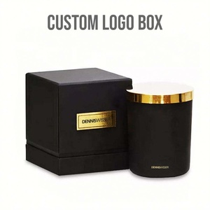 Bee Flat <b>Shipping</b> Custom Logo Rigid Paperboard Candle Gift <b>Box</b> For Monthly Subscription Kits - Product Image 1