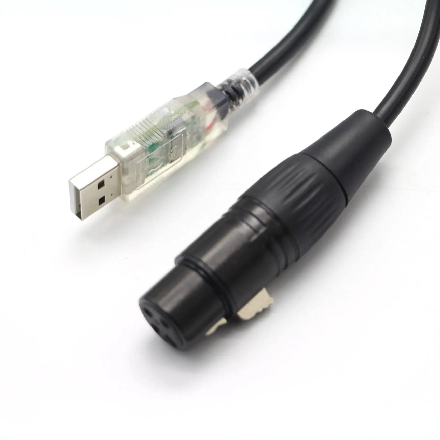 Cable de micrófono USB, convertidor XLR hembra a USB, para micrófonos o grabación de Karaoke, 10 pies (USB a XLR)