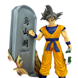 Figurines d'action Son Goku GK PVC Statue en mémoire de Toriyama <span class=keywords><strong>Akira</strong></span> DBZ Jouets en PVC pour cadeau de fan de collection Japon Anime Dragonballs - Product Image 4