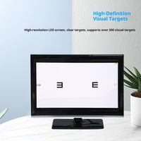 Écran de 19 pouces pour test visuel, testeur visuel LCD, optotypes, soins oculaires, tableau de test d'acuité visuelle avec tableau de numéros E