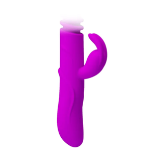 Pretty Love Silicone G Spot <span class=keywords><strong>Gode</strong></span> Lapin Vibrateur pour Femmes 4 fonctions updown 10 vitesses vibration USB Rechargeable Masseur - Product Image 4