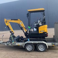 Excavator Crawler Laris Manis 1.6Ton SY16C dengan Garansi 1 Tahun, Mesin & PLC Berdaya Gali Tinggi