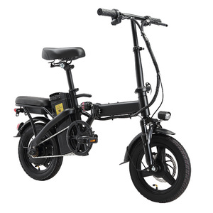 <span class=keywords><strong>Bicicleta</strong></span> Eléctrica <span class=keywords><strong>de</strong></span> 16" y 500W Plegable Urbana <span class=keywords><strong>de</strong></span> Ocio con Batería Extraíble, <span class=keywords><strong>Bicicleta</strong></span> Eléctrica para Adultos para Trayectos Diarios con Asiento Trasero - Product Image 1