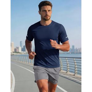 Camiseta Deportiva para Hombre, Secado Rápido, Manga Corta, UPF 50+, Protección Solar, para Gimnasio, Running, Natación - Product Image 3