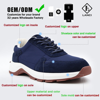 Chaussures de course pour hommes LANCI, vente en gros de baskets de luxe pour hommes, fabricants de baskets personnalisées, baskets décontractées pour hommes en gros