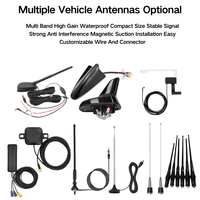 Antena GNSS de Cuatro Estrellas con Polarización Vertical de 28dBi, GPS Beidou Glonass Galileo de Alta Ganancia para Navegación y Rastreo de Vehículos
