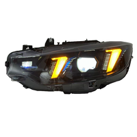 Accessoires automobiles SJC pour BMW Série 4 F32 F82, phare tricolore jaune, blanc, ambre, DRL, lampe avant, feux de jour