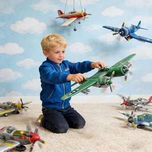 Modèles d'avions de chasse allemands de la Seconde Guerre mondiale à construire : P-38 Lightning (1/48), F4U Corsair, P-51 Mustang (1/42), <span class=keywords><strong>Bf109</strong></span> - Product Image 4