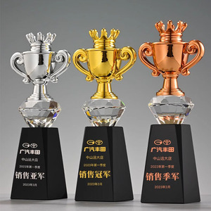 Crystal Trophy Custom Laser Engraved Various Sizes Durable Business <b>Gift</b> Award - Product Image 4