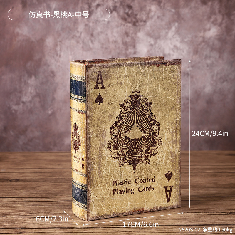 2820S-02 หนังสือจำลอง - Ace of Spades - ขนาดกลาง