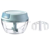 Hachoir Manuel Portable de Qualité Supérieure pour Légumes, Ail et Gingembre – Mini Hachoir Alimentaire Domestique