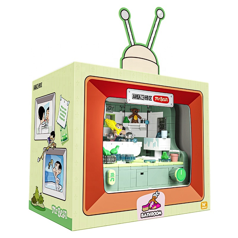 Factory Wholesale Mr. Bean Classic Scene Building Block Toys - 500