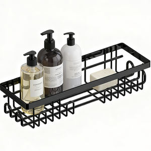 Étagère de salle de bain d'angle en <span class=keywords><strong>acier</strong></span> <span class=keywords><strong>inoxydable</strong></span> à 4 niveaux télescopique sans perçage pour salle de bain, étagère d'angle murale pour <span class=keywords><strong>douche</strong></span>, support de rangement - Product Image 2