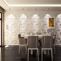 Revêtement mural 3D moderne, papier peint adhésif, décoration murale, PVC, diamant doré, panneau mural 3D pour la décoration intérieure de la maison