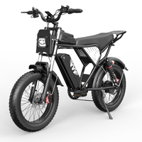 Bicicleta Eléctrica de Montaña YVY MTB con Neumáticos Anchos para Todo Terreno, con Alarma y Bluetooth, para Adultos, Disponible en Almacén Local