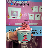 Chuanbo Technology Nouvelle Conception Distributeur Automatique de Crèmes Glacées et de Desserts Surgelés en Libre-Service pour Centres Commerciaux, Cinémas et Zones Touristiques