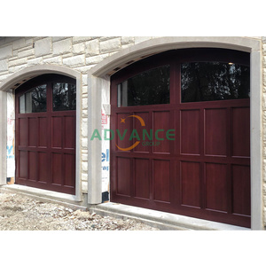 Porte <span class=keywords><strong>de</strong></span> <span class=keywords><strong>garage</strong></span> sectionnelle, porte battante, portes <span class=keywords><strong>de</strong></span> <span class=keywords><strong>garage</strong></span> américaines en <span class=keywords><strong>bois</strong></span> <span class=keywords><strong>de</strong></span> chêne isolées 9x8, porte coulissante pliante à battant solide - Product Image 1