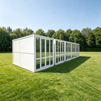 Maison conteneur pliable préfabriquée portable de 20 pieds, installation rapide, maison mobile modulaire pour hôtel de villégiature