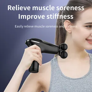 HB-011 Handheld Dual Head Deep Tissue Myofascial Massage Gun Body Prime - Handheld Massage Gun Timing Control