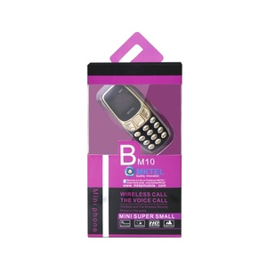 โทรศัพท์มือถือ BM10 Mini Phone Factory รุ่นดั้งเดิม หน้าจอ 0.66 นิ้ว แบบแท่ง ปุ่มกดขนาดเล็ก โทรศัพท์มือถือ GSM แบบแท่ง - Product Image 1