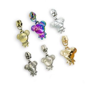 Ventes chaudes, tirettes de fermeture éclair en métal de haute qualité, forme personnalisée - Product Image 4