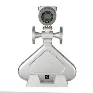 स्टेनलेस स्टील पोर्टेबल टरबाइन थर्मल द्रव्यमान प्रवाह मीटर त्रिकोण आकार चर क्षेत्र जल तेल डीजल ओम अनुकूलन योग्य वायु - Product Image 4