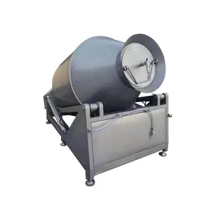 Vacuum meat food tumblers machine with a defrosting system