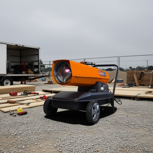 Calentador de Queroseno Portátil DHE135 de 125000 BTU con Termostato para Uso en Obras de Construcción - Product Image 2