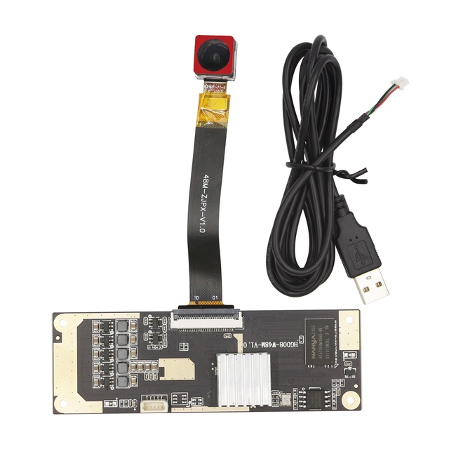 Haozhou HZ-48MP S1.0 OEM 48MP Fixed Focus RGB Camera Module Fast Autofocus HD 30fps UVC USB2.0 Driver-free CMOS