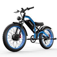 Vélo Électrique Tout-Terrain Ebycco à Pneus Larges, Double Moteur, 7 Vitesses, Vente Directe Usine, Dropshipping Transfrontalier