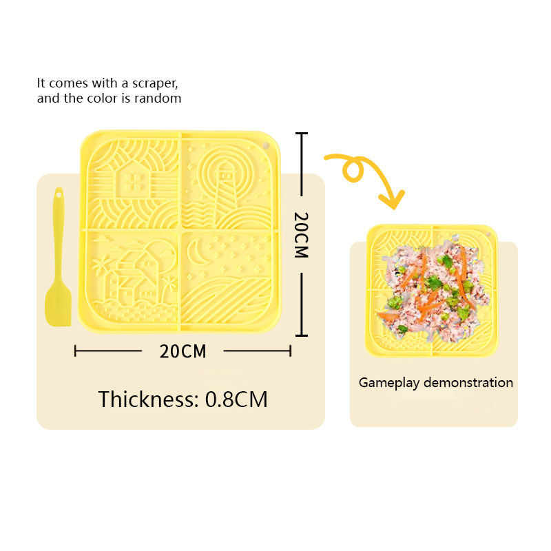 Yellow - with a scraper