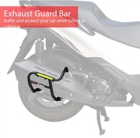 Barre de protection anti-chute avec support de fixation pour éclairage auxiliaire, modifiée pour moto Zontes 350E