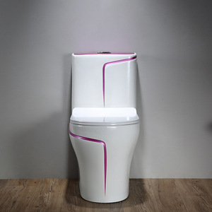 Cuvette de toilette en céramique de haute qualité une pièce wc ensemble de toilette salle de bain - Product Image 3