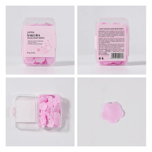 Comprimés de savon faits à la main au <span class=keywords><strong>beurre</strong></span> de karité en forme de <span class=keywords><strong>mini</strong></span> pétale portables Tissu à usage unique pour les étudiants et les enfants - Product Image 5