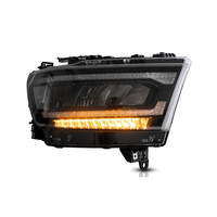 Phares avant à LED complets d'usine avec clignotants séquentiels pour Dodge Ram 1500 2019 2020 2021