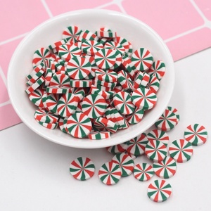 Mejor Precio 1KG Arcilla Polimérica No Tóxica en Rodajas de Caramelo de Menta, Figuras de Slime, Dulces con Patrones, Chispas, Accesorios DIY para Niños - Product Image 5