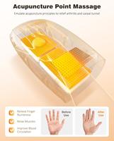 TODO Nouveau design de masseur vibrant sans fil à écran tactile avec compression d'air pour les employés de bureau