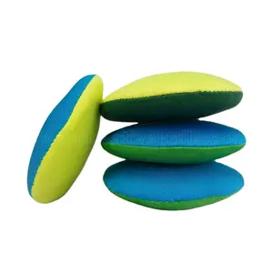 Promoción Suministro directo de fábrica Soft Rugby Football Water Skipping Bouncer Ball Fly Disk Tpr Piscina Skip Stress Ball