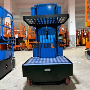 アンナ運転可能な高架作業プラットフォーム自己推進倉庫パッケージスタンドオン電気注文ピッカーリフト - Product Image 3