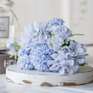 Ramo de Hortensias de Seda Artificiales West Lake Butterfly, 30 cm, Decoración para Bodas y Hogar - Product Image 4