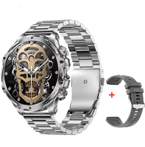 Reloj inteligente AK75 2025, linterna de 1,9 pulgadas, resistente al agua, presión arterial, oxígeno en sangre, batería de 700mAh, reloj inteligente para deportes al aire libre para hombres - Product Image 2