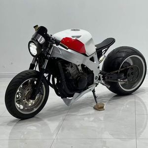 Moto <span class=keywords><strong>Cafe</strong></span> <span class=keywords><strong>Racer</strong></span> <span class=keywords><strong>1000cc</strong></span> personnalisée EFI Rouge et Blanc, cadre apparent, pneu arrière large, échappement modifié, style rétro - Product Image 3