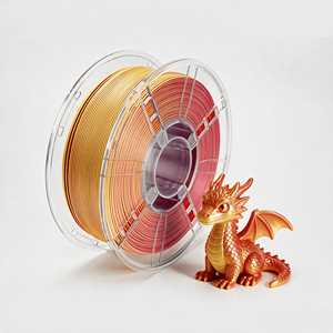 Filamento PLA de Seda de Doble Color, 1.75mm, Material de Impresión 3D, Filamento de Plástico Premium para Impresoras 3D, 200-220C, 1 Color, PLA Seda - Product Image 1