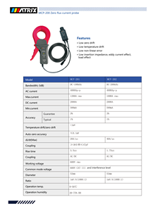 Composant électronique à faible dérive zéro et à dérive de température de la série MCP201 - Product Image 2