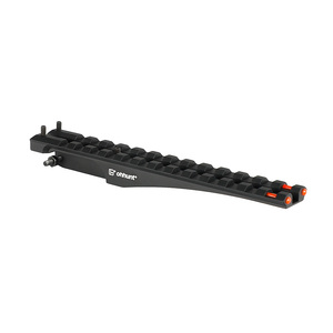 Support de lunette de chasse Ohhunt Optic Plate allongé 150 mm, base de lunette standard 21 mm avec <span class=keywords><strong>fibre</strong></span> <span class=keywords><strong>optique</strong></span> rouge - Product Image 1